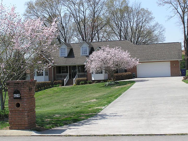 Springtime view from front
