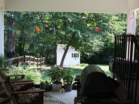 view of backyard from carport