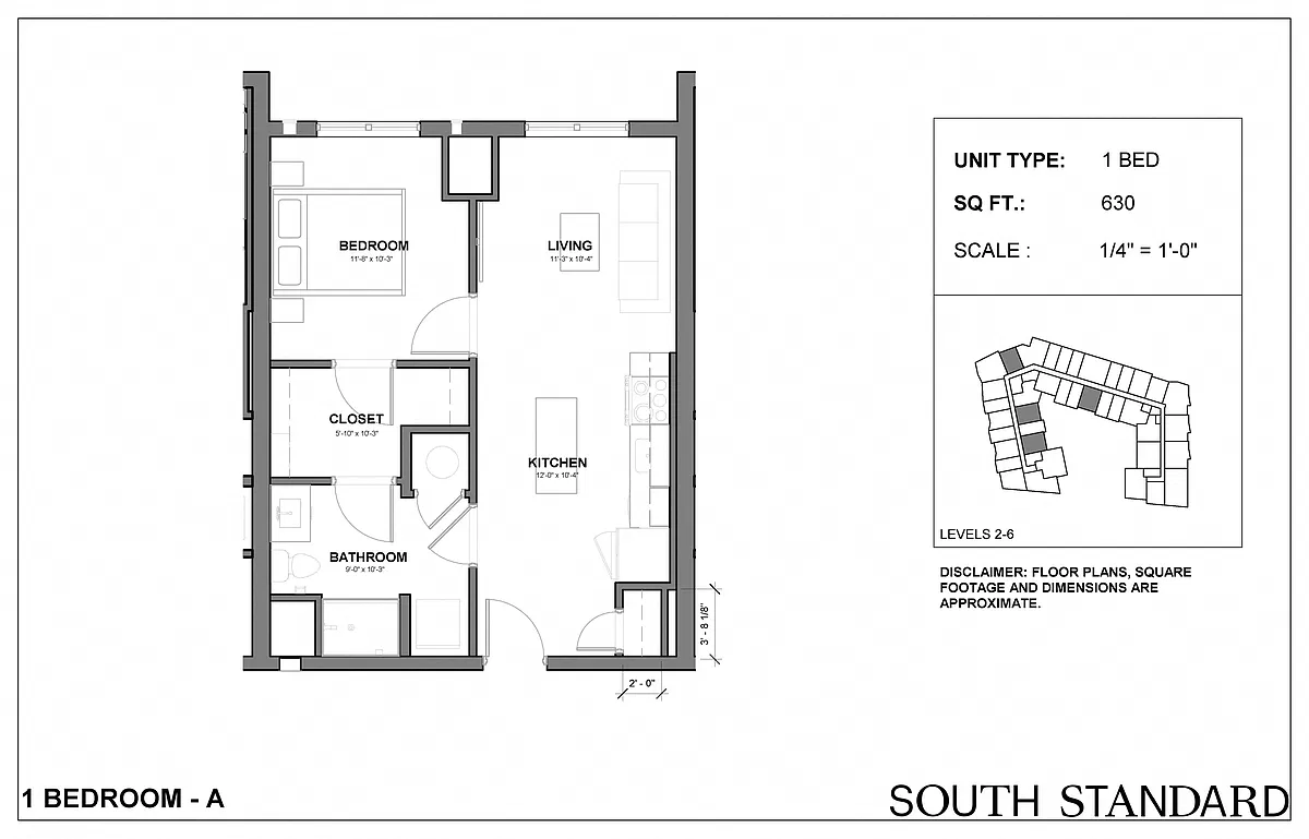 Floor plan 1BA