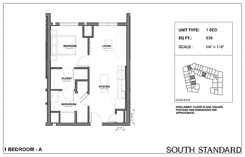 Floor plan 1BA