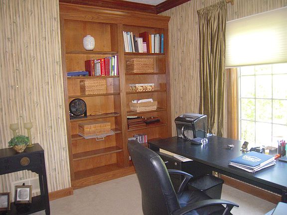 office built in shelves