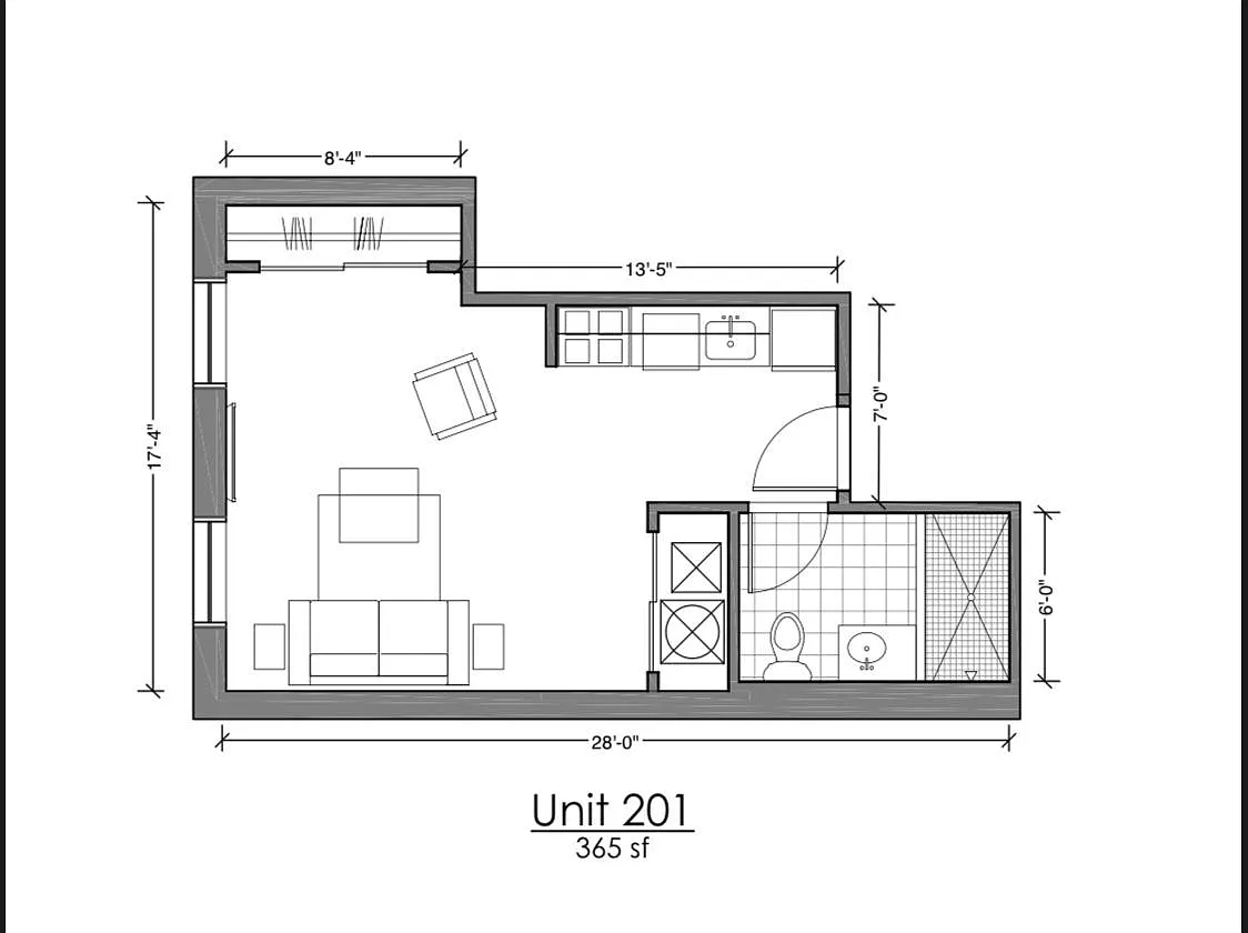 Studio, 370 sqft, $1,500 — Photo 2