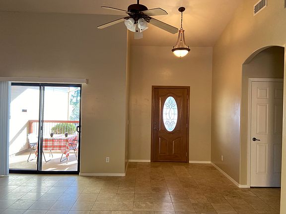 Entry way with view of patio