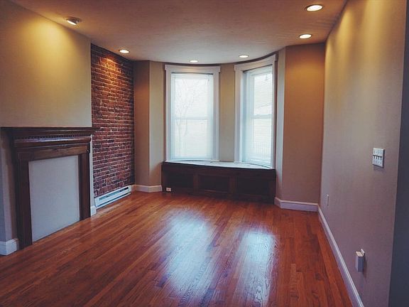 Open living space with views of the park