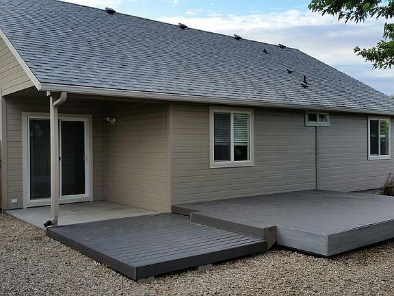 back yard deck