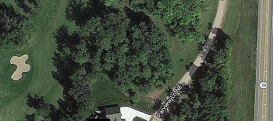 Ariel view of the lot 