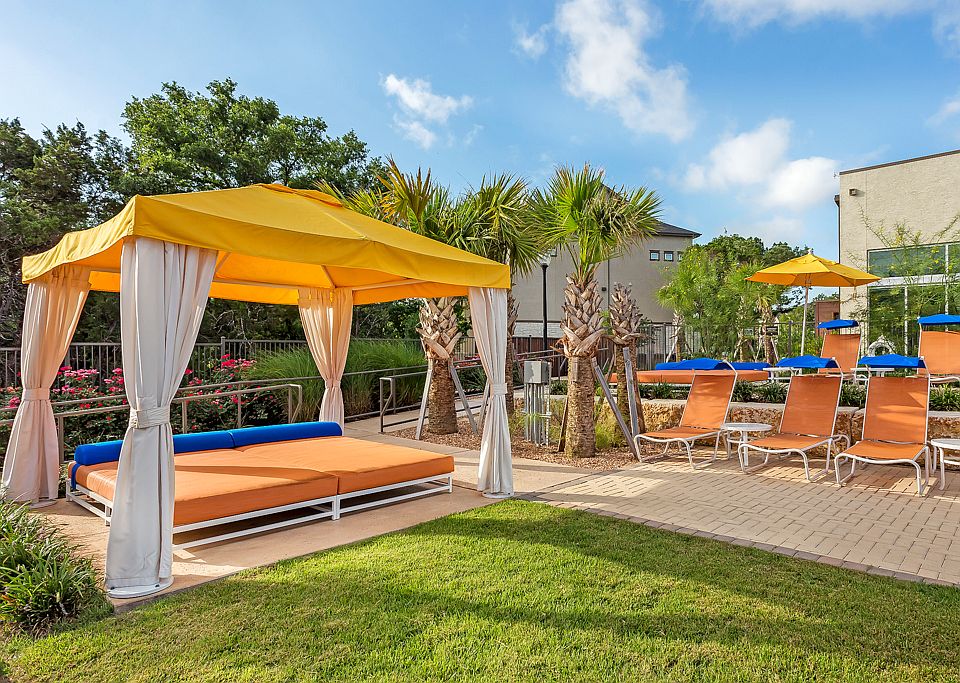 Poolside Lounging Cabanas