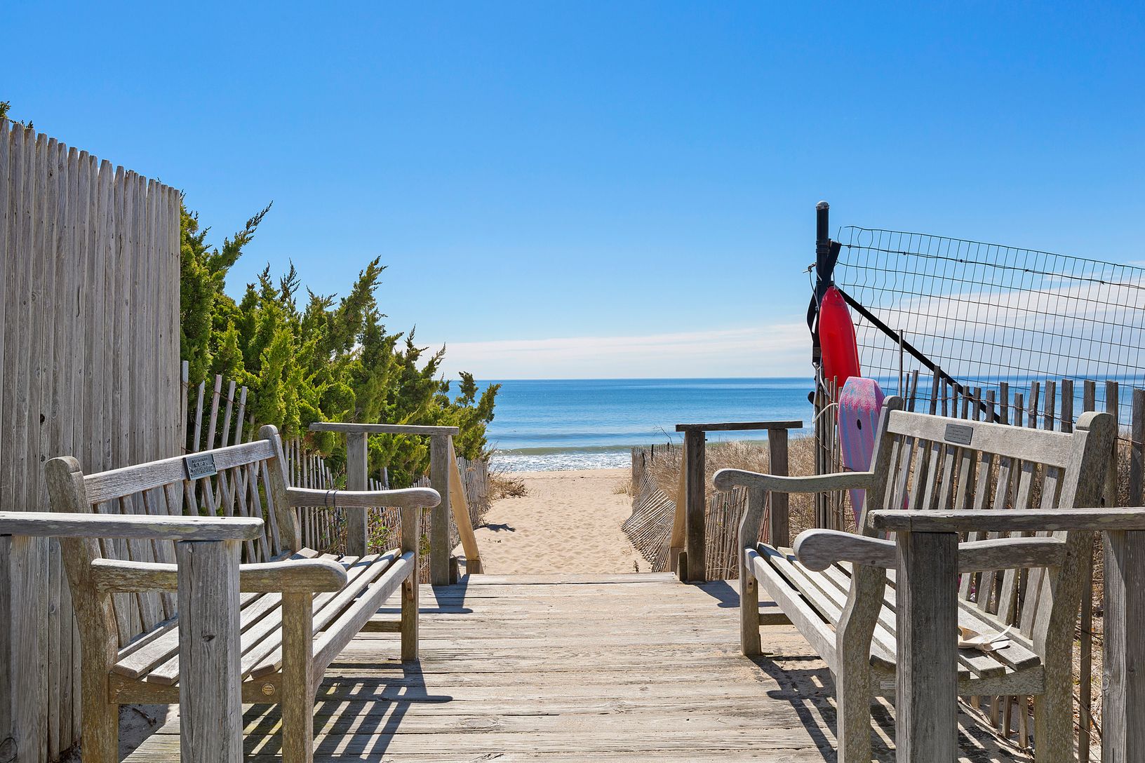 private beach access