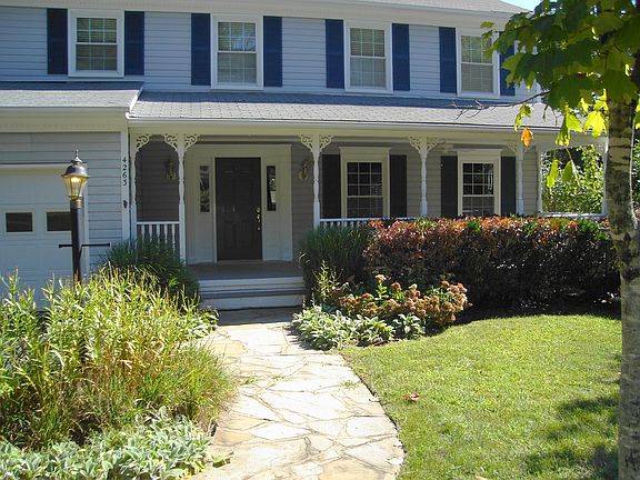 Entry with stone walkway