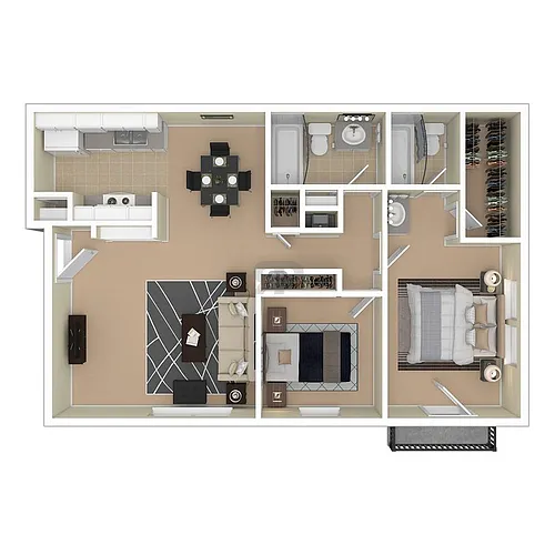Floor plan 2C
