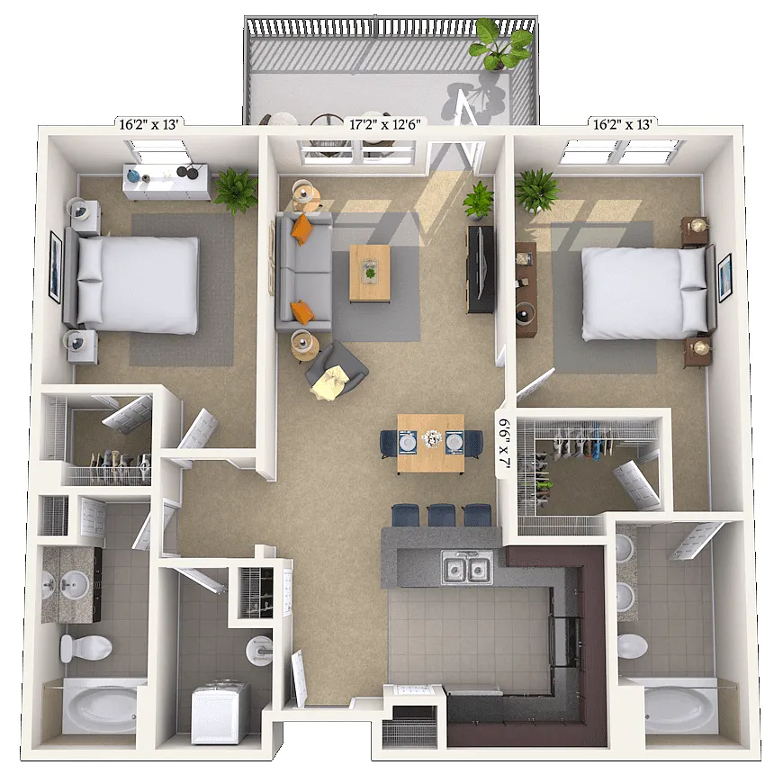 Floor plan Gingham