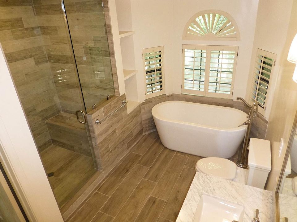 Master Bathroom , walk in shower with seating & optional han