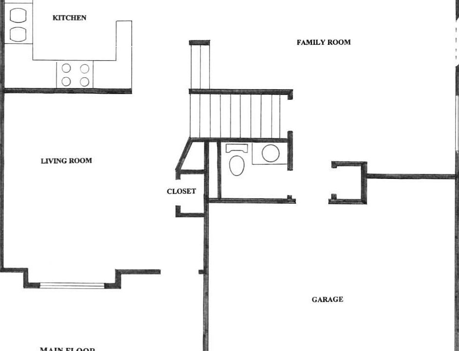 Main Floor - sunken family room