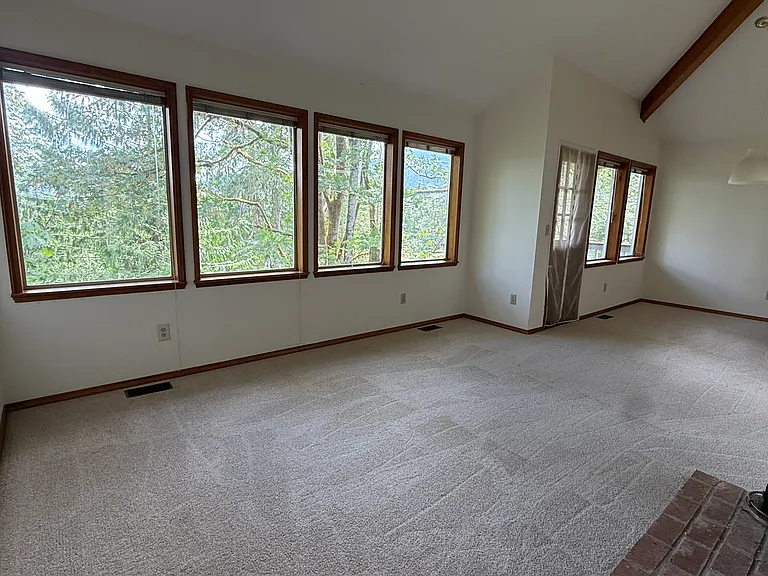 New carpet installed throughout the home
