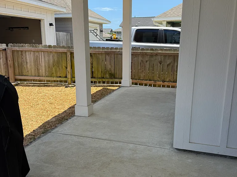 Back patio