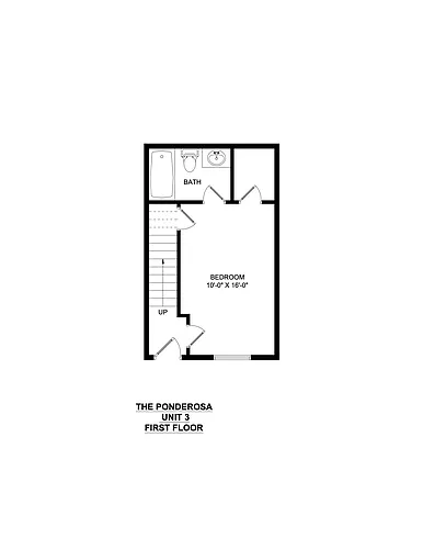 Floor plan 3X25