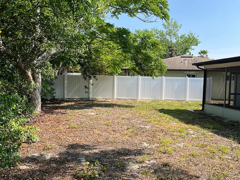 Rear yard