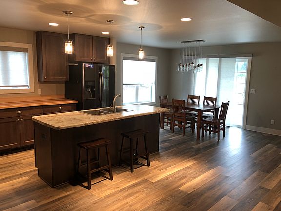 Bright dining area