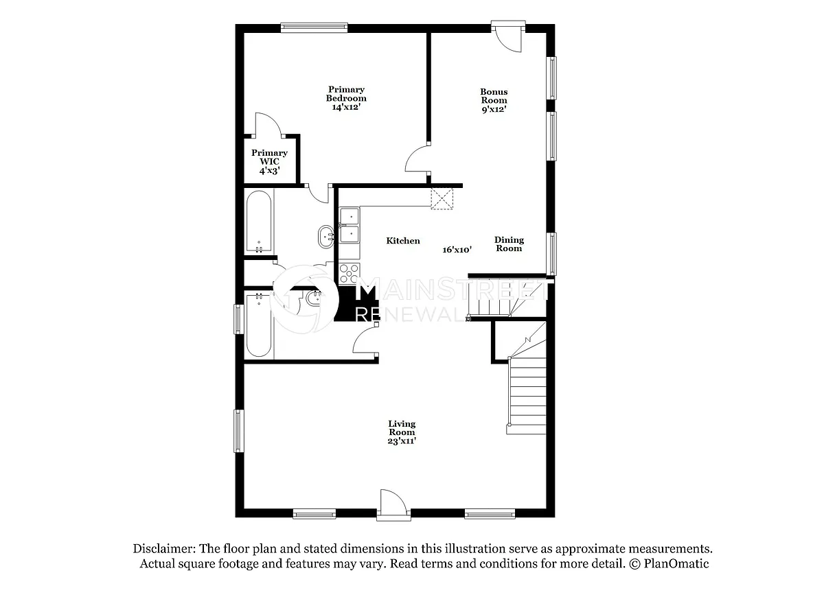 Floor Plan - 3313 Penway Ave