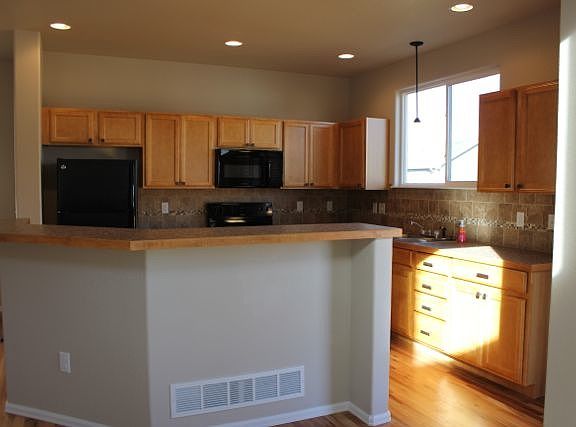 Kitchen view from the living room