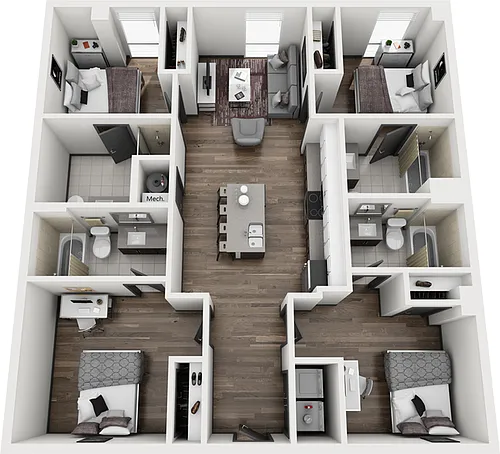 Floor plan Boulder B