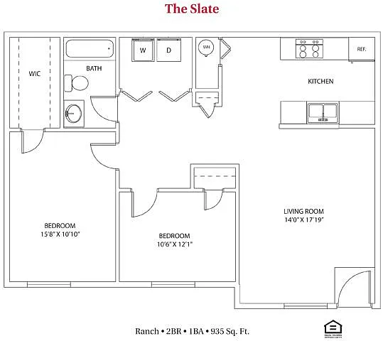 Floor plan The Slate