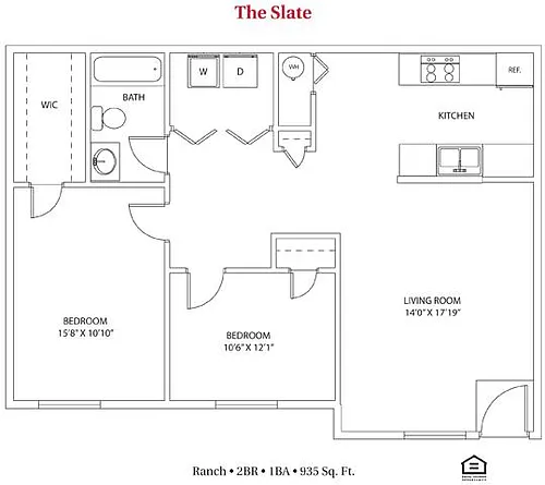 Floor plan The Slate