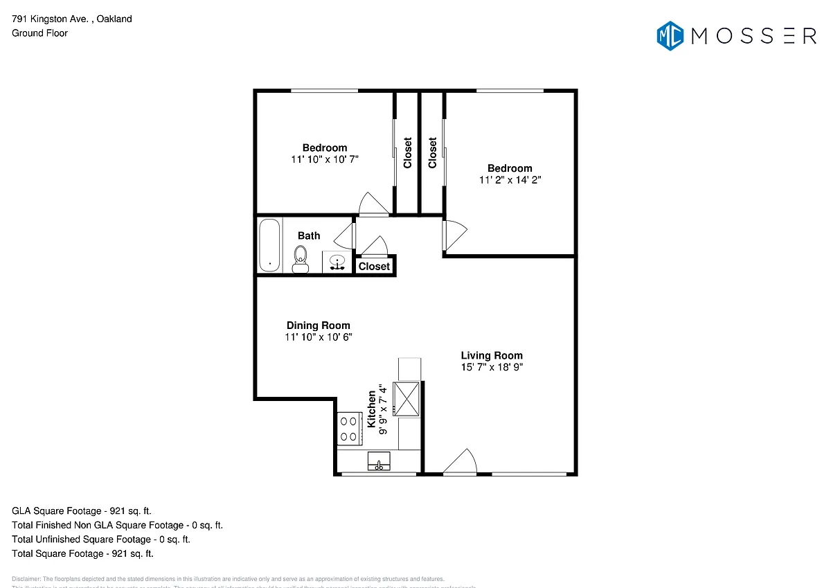 Floor plan 2 Bedroom