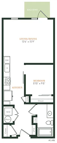 Floor plan A1B