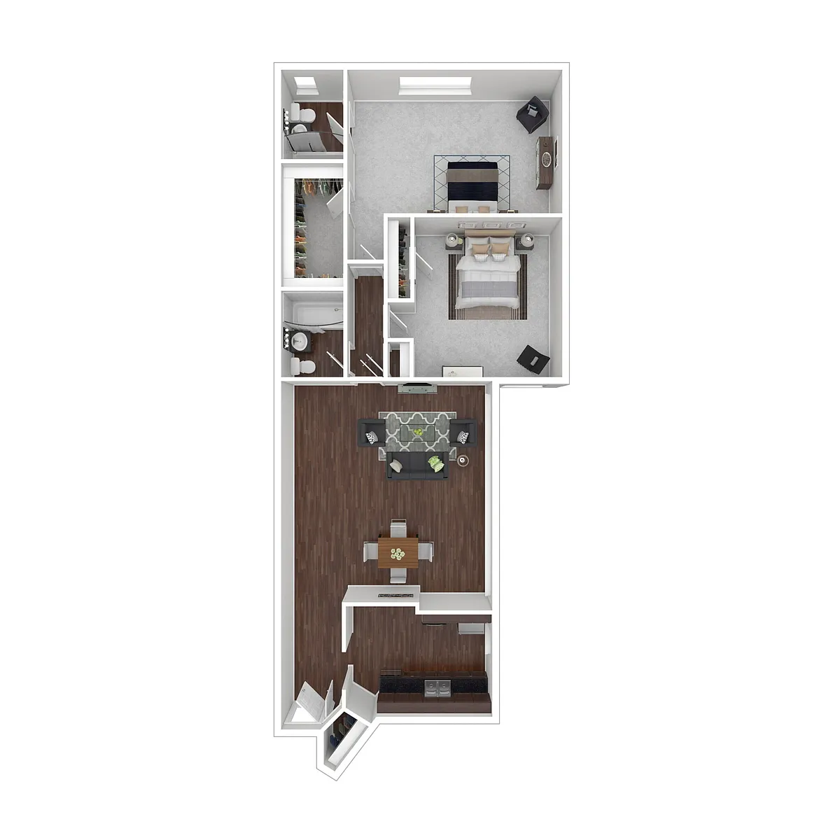 Floor plan Tower Two Bedroom