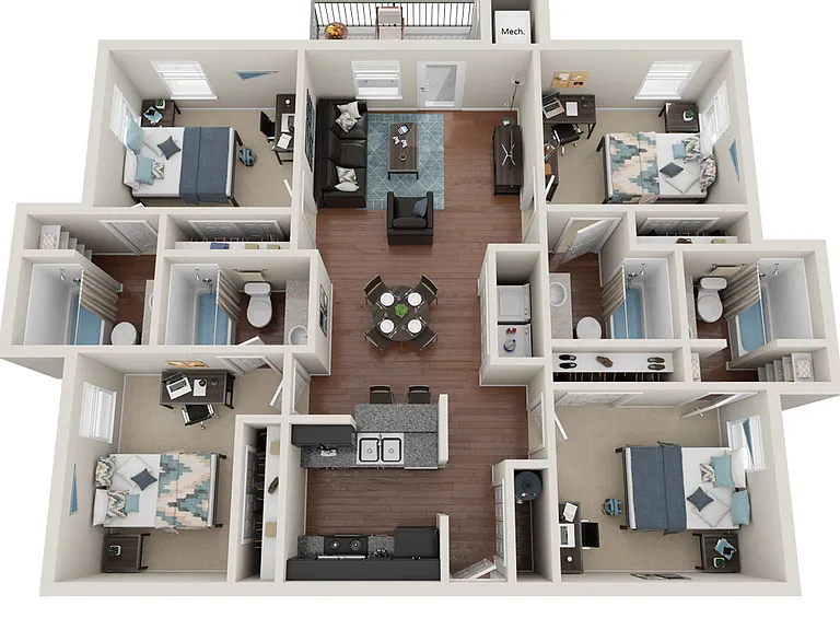The Landings at Chandler Crossing - Student Living Priced per Bed — Photo 44