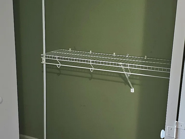 Large walk-in closet in the second bedroom