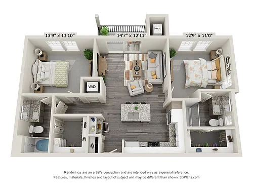 Floor plan B1