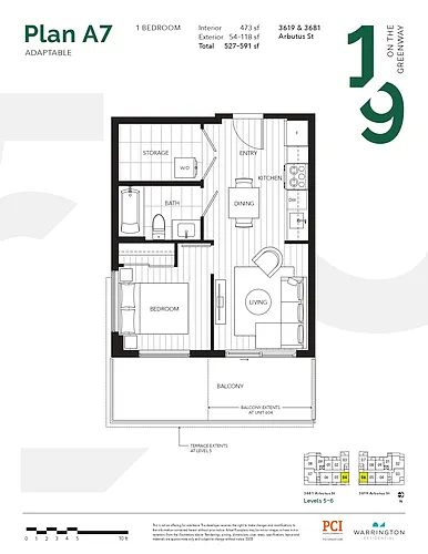 Floor plan 1 Bedroom