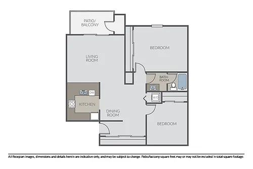 Floor plan Plan 2B