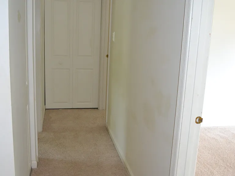 hallway upstairs. Linen closet