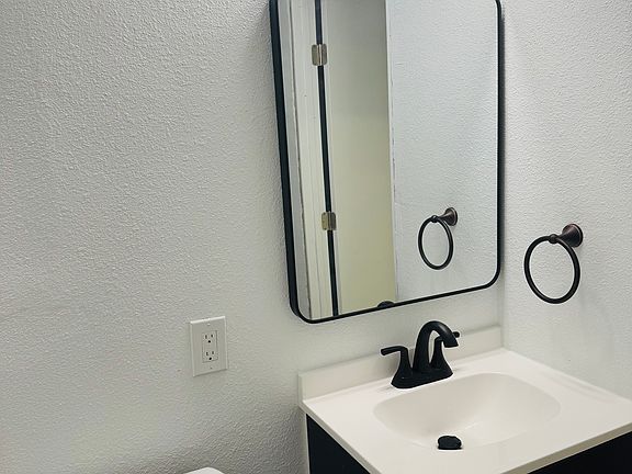 Bathroom with new sink