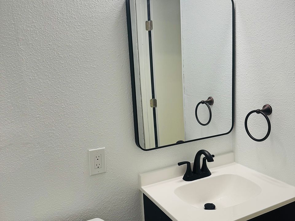 Bathroom with new sink
