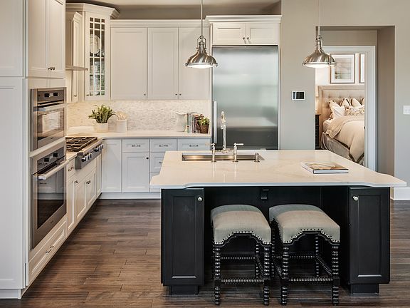 Spacious Kitchen With Large Center Island