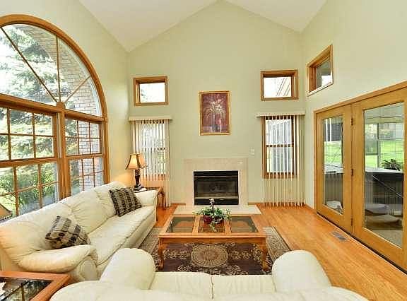 Living Room with Fireplace