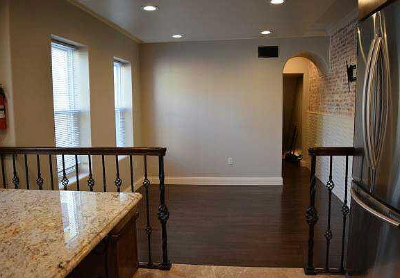 Living room view from kitchen