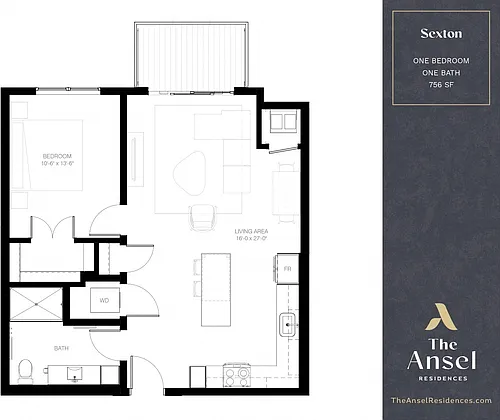 Floor plan Sexton