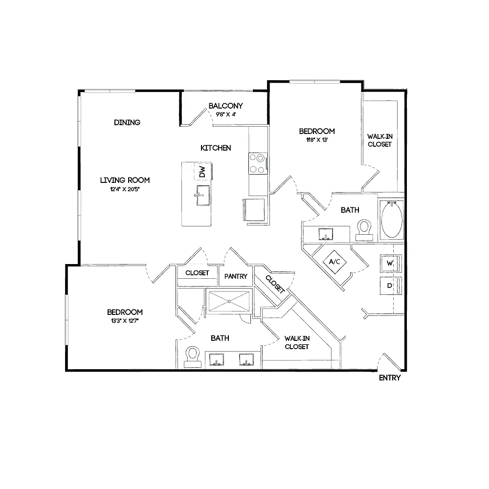 Floor plan B2