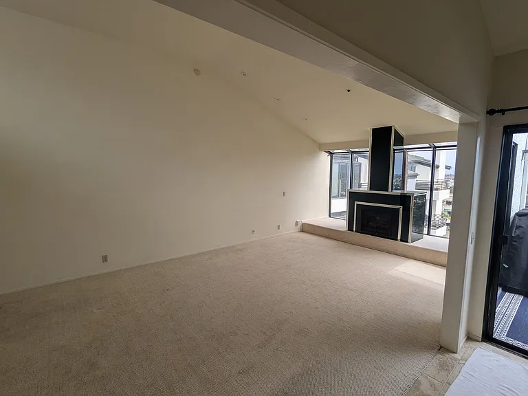 Living room from dining area