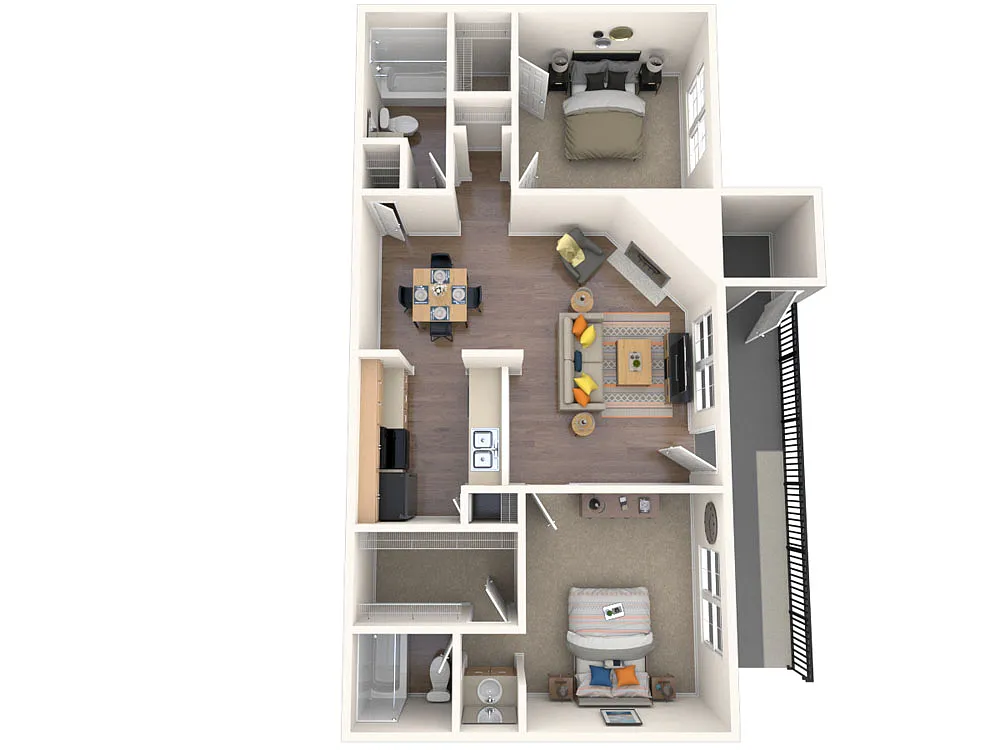 Floor plan The Hampton
