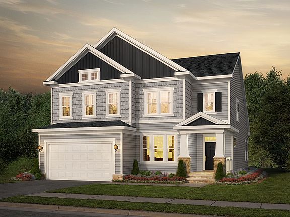 Elevation 3 of the Cortland a home design by Brookfield Residential at Snowden Bridge by Brookfield