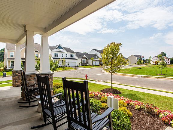 Welcoming front porch