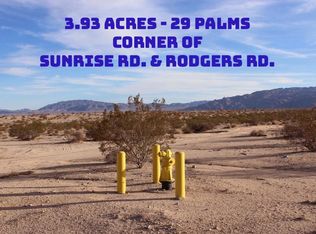 0 Sunrise Rd, Twentynine Palms, CA 92277