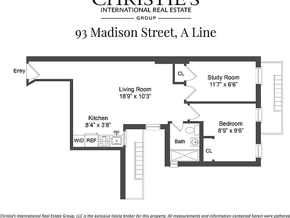 2nd image of 93 Madison St APT 3A