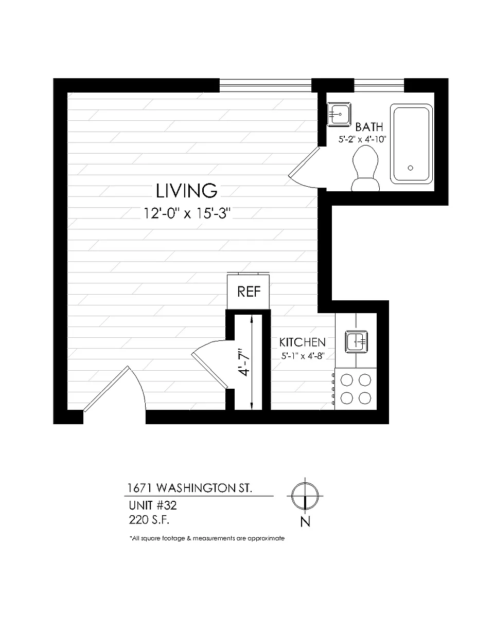 Floor plan Studio